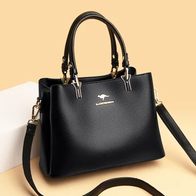 Womens New 2026 Trendy Mom Tote Bag Zipper Closure Large Capacity Polyester Lining Shoulder Bag Drop Shipping Available