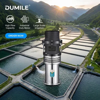 Variable Frequency Oil Immersed Pump Flexible Water Output Satisfy Different Water Demand of Orchard Plantations