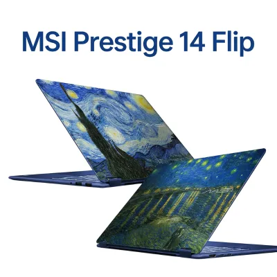 MSI Prestige 14 Flip AI+ Van Gogh Limited Edition Ultra X9-378H Processor 14-inch OLED Touchscreen Laptop