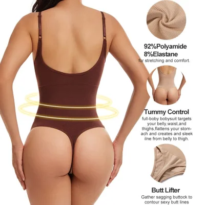 Plus-size One-piece Shapewear Women High-waisted Hip-lifting Underwear