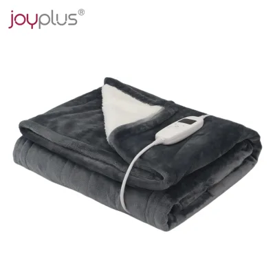 ETL Approval Cosy Flannel Fleece king Size Washable Electric Blanket for Winter