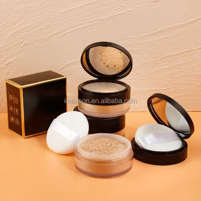 High Quality Vegan Face Makeup Private Label Oil-control Translucent Setting Powder Face Banana Powder