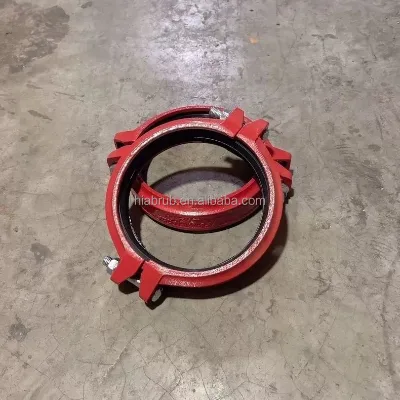 2 Inch FKM Fire Pipe Clamp Groove Connector Customizable Size Multi-functional Quick Connection 1 Year Warranty