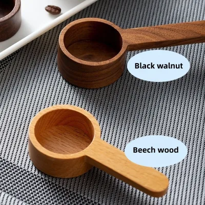10g Capacety Wooden Measuring Spoon Coffee Beans Tea Measurement for Ground