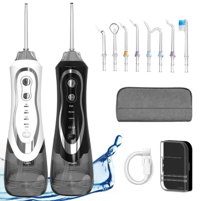 Ultrasonic Smart Portable Electric Timed High Pressure Waterproof Handheld Household Oral Cleaning Dental Water Flosser