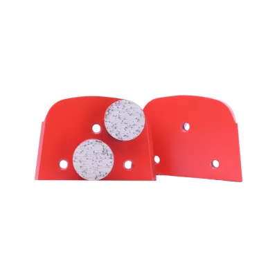 Diamond Tooling X-Series Double Seg Grinding Shoes for Concrete Lavina Button Segment Cutting Disc Abrasive Pad