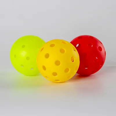 Wholesale High Quality PE TPE Pickleball Balls Durable Usapa Approved Yellow Orange Outdoor Indoor Pickleball Ball