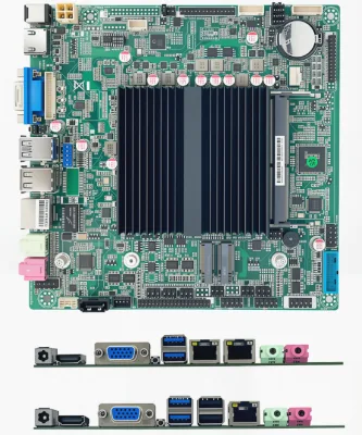 New Industrial Intel CPU J6412 Fanless DDR4 for VGA LVDS EDP LAN COM Ports Low Power Consumption Single X86 Mini ITX