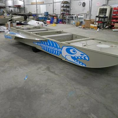 Hot Sale Durable Splice Folding Boat Vehicle-mounted Plastic Rowing Boat Outdoor Rowing Boat