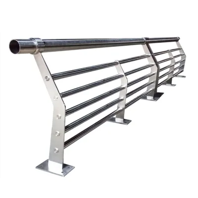 High Quality Steel Bridge Guardrail Bollard Outdoor Safety Barrier with Diamond Grade Reflective Surface High Strength