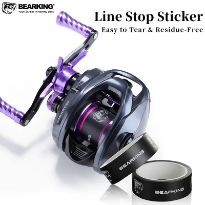 BEARKING Fishing Reel Stop Line Sticker 5-meter Easy to Tear No Glue Left Waterproof No Running Line