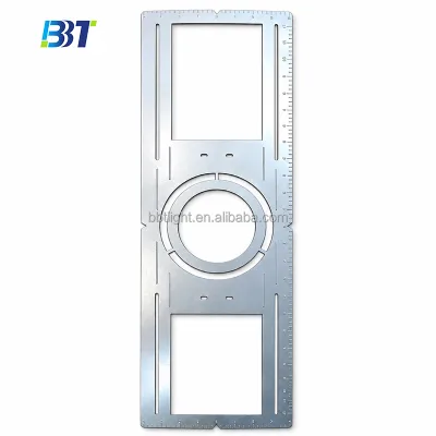 Adjustable Galvanized Steel Square Ceiling Light Mounting Plate for Indoor Use 4 Inch / 6 Inch LED Downlight Retrofit