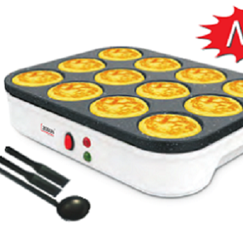 ZS-402C Electric Crepes Maker Multi Functional Pancake Easy Cook 12 Crepe Place Cooke