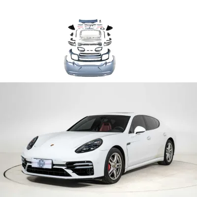2010-2016 970 Old to New 971 Rear Body Kit No-Cut Version Rear Bumper Assembly Auto Exterior Modification Replacement Parts