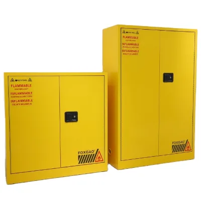 Yellow Modern Metal Safety Cabinet for Hospital and School Use Laboratory Furniture