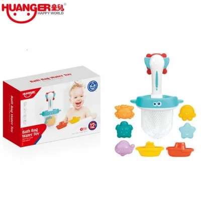 Huanger Hot Selling Baby Educational Top Quality Bath Toy for Kids Shark Fishing Fun Splashing Toys