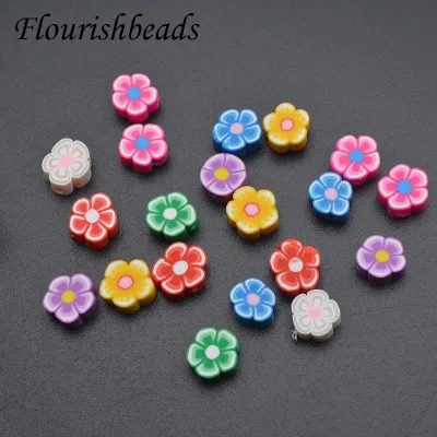 Wholesale Fashion Multi Color Polymer Clay Round Heart Fruit Shape Spacer Loose Beads for Women Jewelry Necklace Bracelet Making