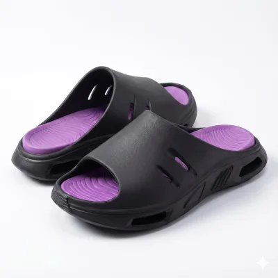 Chaussures Pour HommesNon-Slip Breathable Open Toe Sports Slippers with Thick Sole & Shock Absorption for Summer