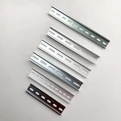 Chaer High Quality Popular Product TH35-7.5 Din Rail Wholesale Steel Din Rail Blue-white Din Rail