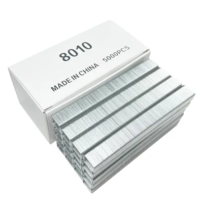 High Quality Hot Selling Sofa Staple Nails 80 Series 10mm Galvanized Wire 8012 Office Staples Pin