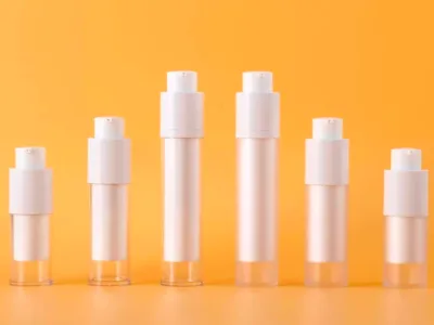 Round Rotating Vacuum Emulsion Bottle (50 mL / 30 ML), Transparent Matte Cosmetic Bottle