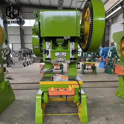 HanCreate J23-16T 25t 63t 80t 100t Mechanical Press Machine J23 Series 16 Ton Power Press for Sale Steel Press Machine