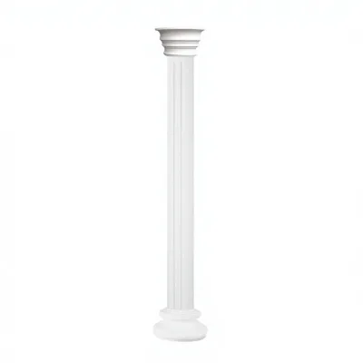 Lightweight European Style Plastic PU Decorative Column Architectural Fittings Manufactured In China for Hotel Apartment Villa