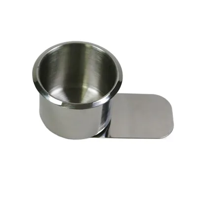 Customized High Quality Sliding Under Table Stainless Steel Car Cup Holder Sofa Cup Drink Holder
