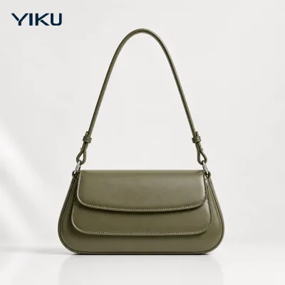 YIKU Private Label Women's Shoulder PU Leather Handbag Custom Logo Designer Bag OEM ODM Factory Manufacturer for Fashion Brands