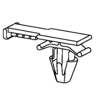 Bundling Clip, L=27.5mm, Grey, 1000pcs. Art.-No. 102-69080 | ATSBCOWSFT6.5-PA46-GY |