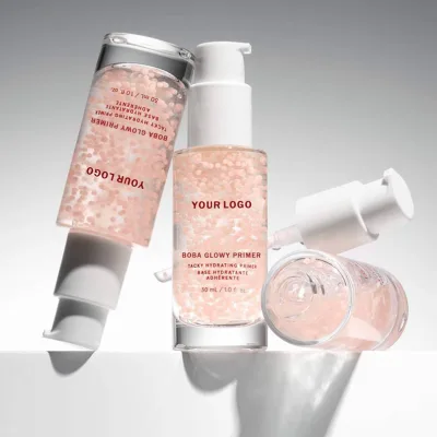 Custom Natural Plant-Based Whitening Tinted Face Primer Maquillage Setting Spray with Private Label Makeup Serum Primer