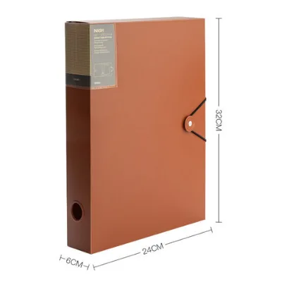 A4 Storage File Boxes Archives Cases, Foldable Plastic, File Folder, Thickened to6cm,Large Capacity File Document Box for Office