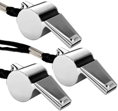 Emergency Survival Whistle Good Quality Sports Metal Whistle for coach and Daily Use