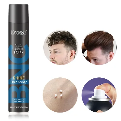 500ml Manufactory Direct Sale OEM Customized Hair Spray and Natural Organic Hair Spray With Scent Fragrance Hairspray in China