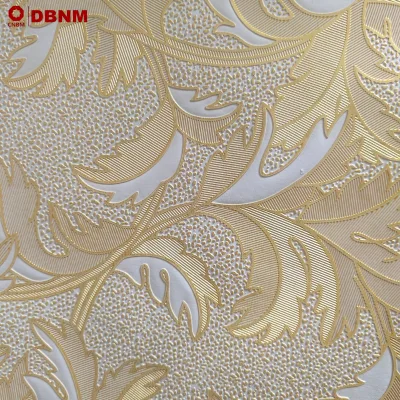 132-2 Colorful Vinyl Coated Pvc Laminated Gypsum Ceiling Tiles with Aluminum Foil Backing for PERU Ecuador Market