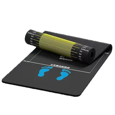 Straight High Density Non-slip Standing Rubber Long Jump Mat extra Long Training Board Black Indoor Fitness Mat Training Mat