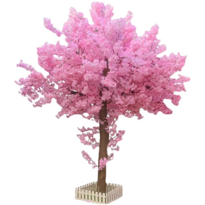 2meter 7ft Artificial Silk Flower Wood Cherry Blossom Tree Artificial Cherry Blossom Tree for Decoration