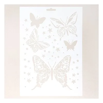 Charmkey Custom Drawing Template Reusable Stencil Plastic Wall Painting Decorating Stencil