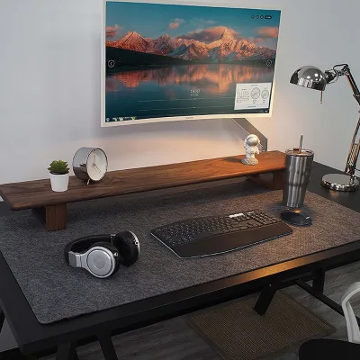 Durable Non-slip Eco-Friendly Felt Desk Mat for Office Use by Huizhong
