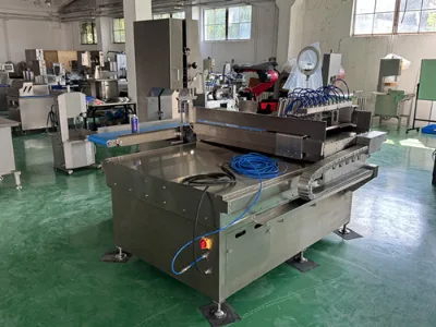 Automatic Stainless Steel Electric Bone Saw Machine with 380V Motor for Butcher Shop Frozen Bone Cutting High Productivity