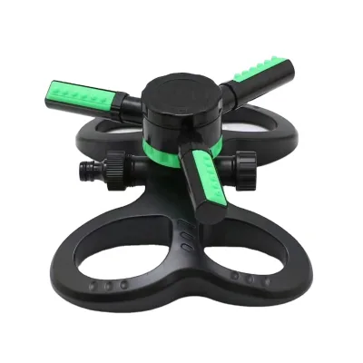 3-Arm Agricultural Sprinkler Vortex Garden Watering Irrigation Sprayer Plastic Rotating Lawn Watering Device