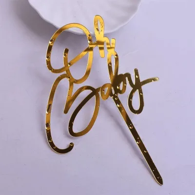 Ins-Style Baby Welcome Party Cake Decorations Oh Baby Baby Christening Party Desserts & Baking Cake Plugins
