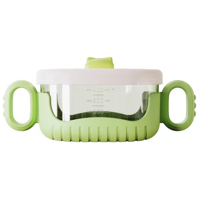 Baby Complementary Food Bowl With Anti Fall Handle Portable Bowl Feeding Bowl for Children Infant Snacks Dining