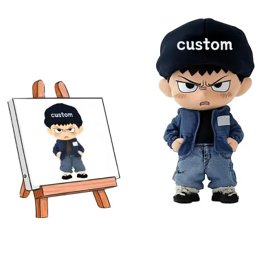 CE OEM ODM Manufacturers Custom High Quality Cute Cotton Plush Kpop Doll Stuffed Animal Plush Figure Toys Custom Plush Toys