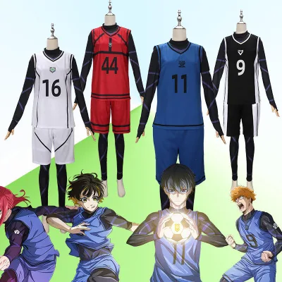 Anime Blue Lock Isagi Yoichi Chigiri Hyoma Cosplay Anime Costume Comic Con Coser Play Party