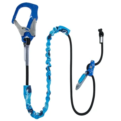 Camnal Adjustable High-Altitude Safety Rope for Outdoor Climbing Electrician's Positioning-Nylon/Steel 2m/3m/5m Length Options