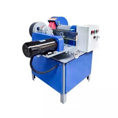 Small Aluminum Round Tube Pipe Polishing Machine Aluminum Pipe Rod Outer Wall Polish Grinding Machine