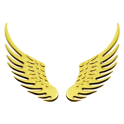 Wholesale Waterproof Customized 3D Car Logos Zinc Alloy Trunk Accessory Brand Gold Wheel Caps Badges Nameplate