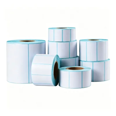 Waterproof Oil Proof Strong Adhesive Thermal Eco-Friendly Barcode Label Roll Custom Print Express Packaging Sticker