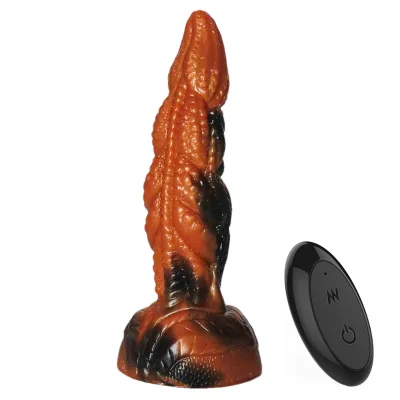 Hot Products Remote Control Alien Monster Vibration Dildo Double Stimulation Anal Mixed Color Silicone Dildo for Men and Women